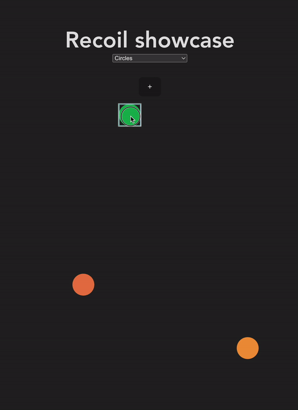 Circles example showcase